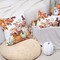 Fall Pillow Covers 18x18 Set of 2,Pumpkins Maple Leaves Decorations Floral Farmhouse Autumn Throw Pillow Case Decor for Home Sofa Couch AA559-18-2